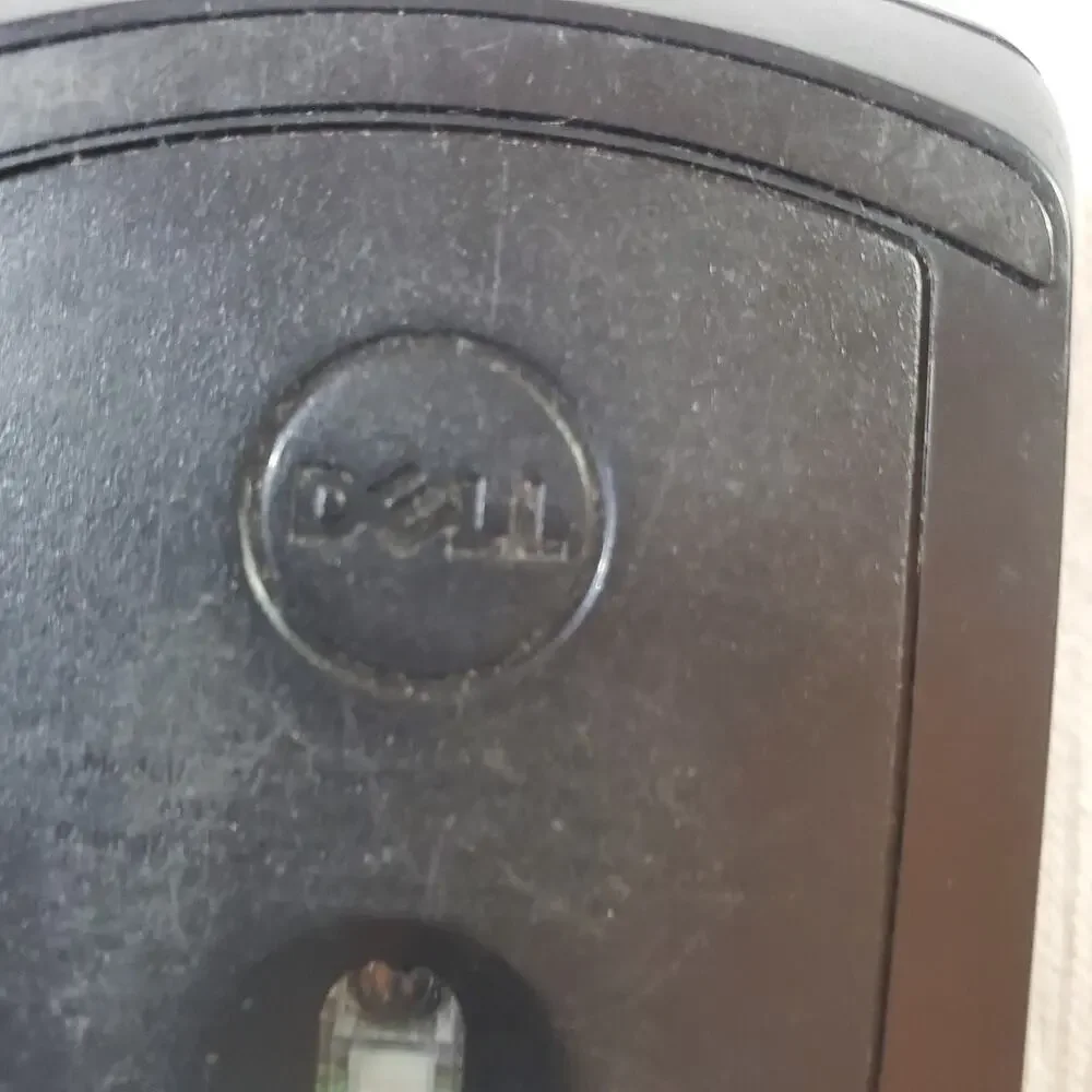 Dell MS116 Wired Optical Mouse Black USB Desktop PC Laptop MS116t1 Plug & Play